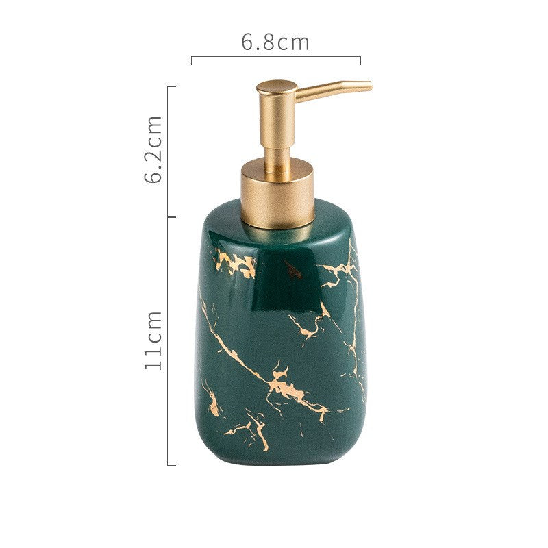 Marbled Bathroom Wash Set, Assorted Colors