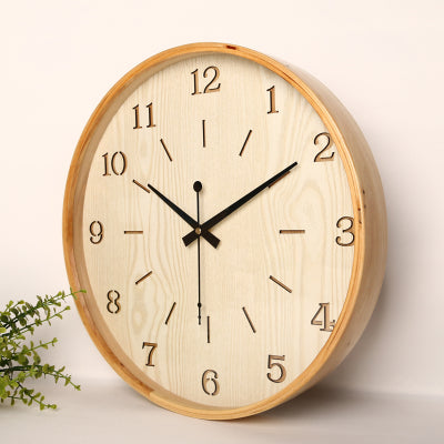 Modern Minimalist Wood Clock