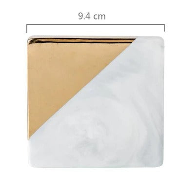 Marble and Gold Coaster, Assorted