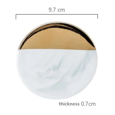 Marble and Gold Coaster, Assorted