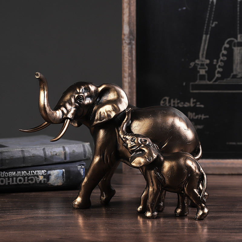 Retro-Style Elephant Ornaments