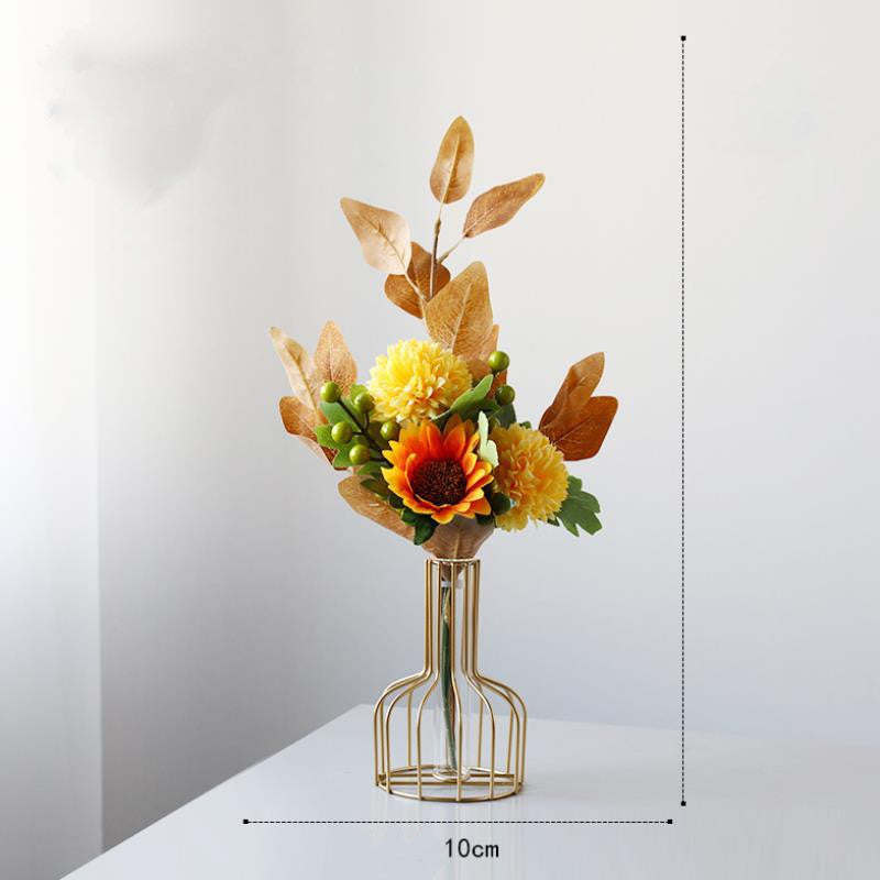 Wire Vase with Glass Insert, Assorted