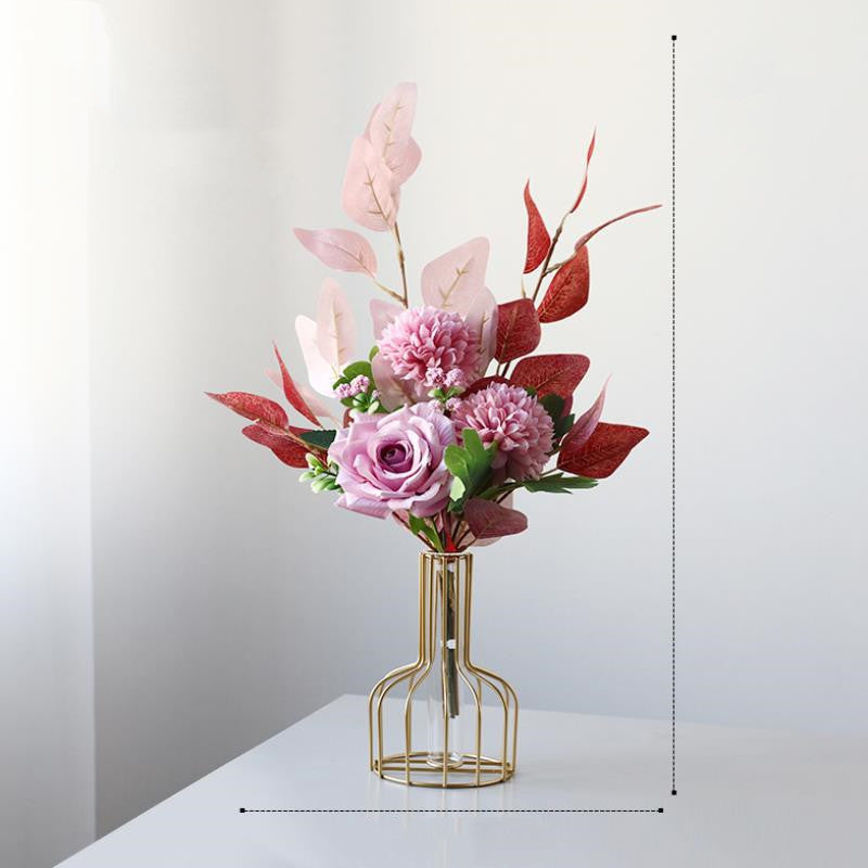 Wire Vase with Glass Insert, Assorted