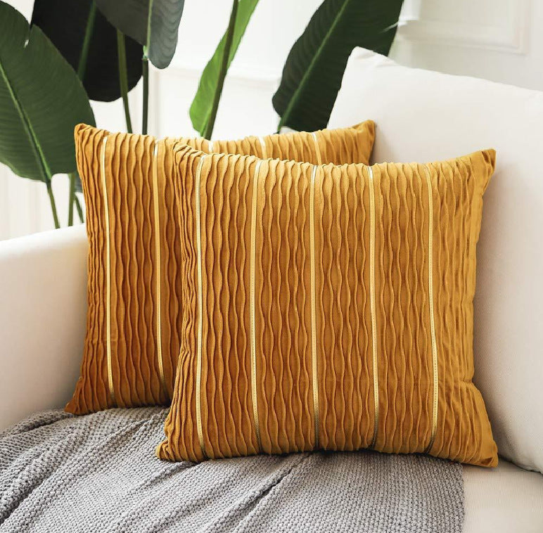 Luxurious Textured Velvet Pillow Cover