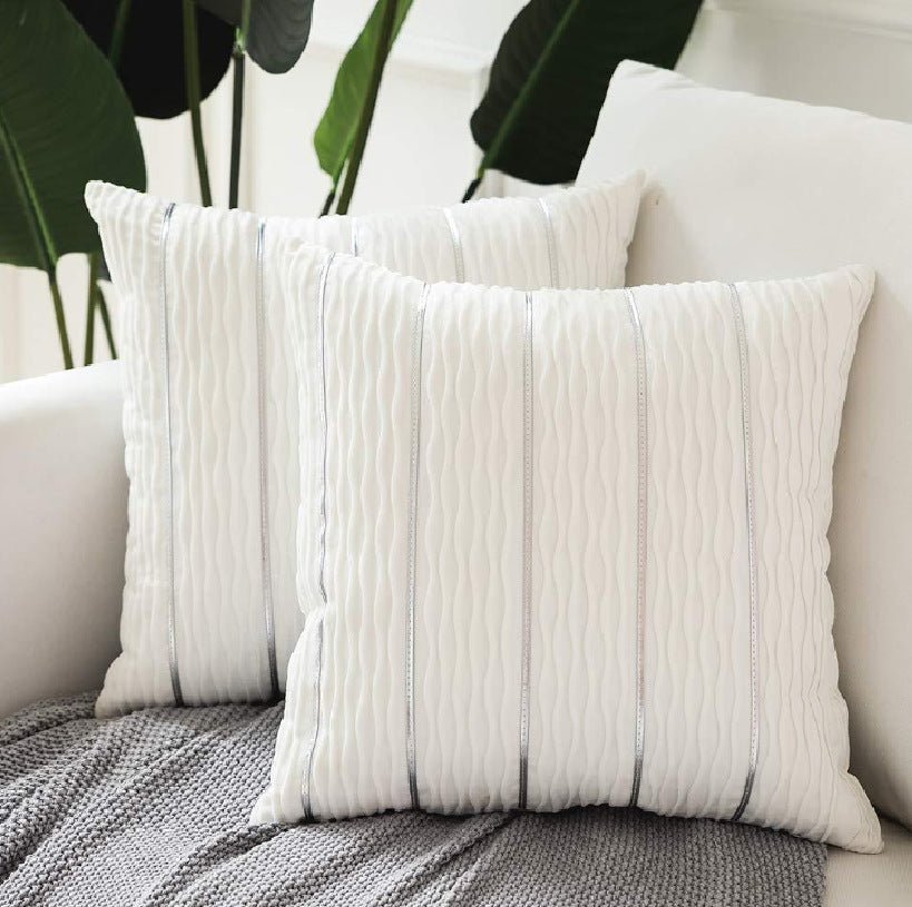 Luxurious Textured Velvet Pillow Cover