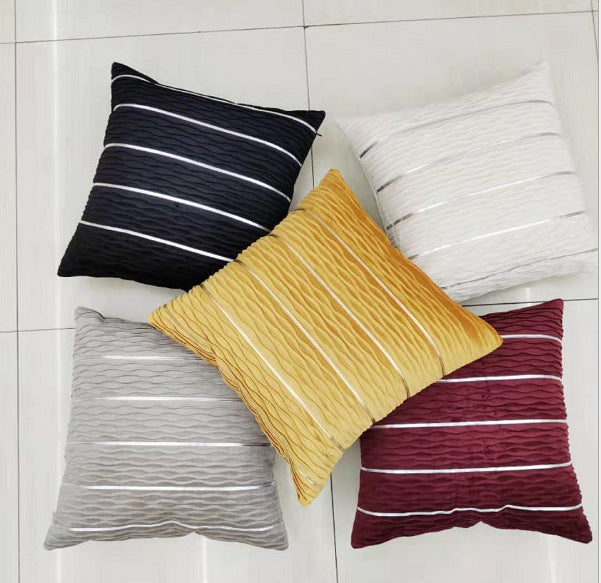 Luxurious Textured Velvet Pillow Cover