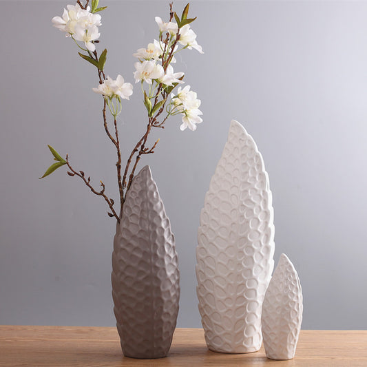 Nordic-Style Fin Vase