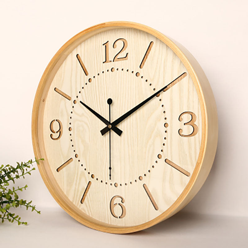 Modern Minimalist Wood Clock