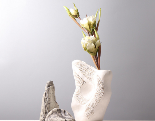 White Coral Vase