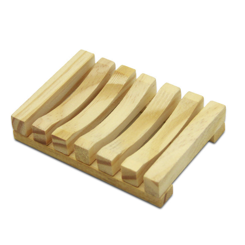 Curved Bed Wooden Soap Holder