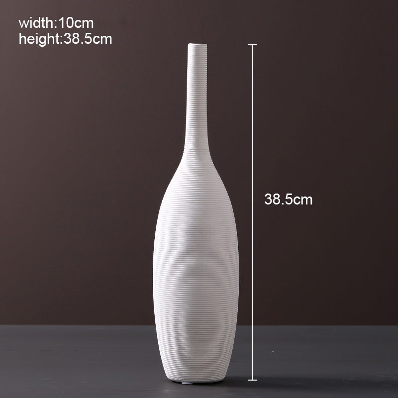 Fine-Ribbed Vase, Assorted