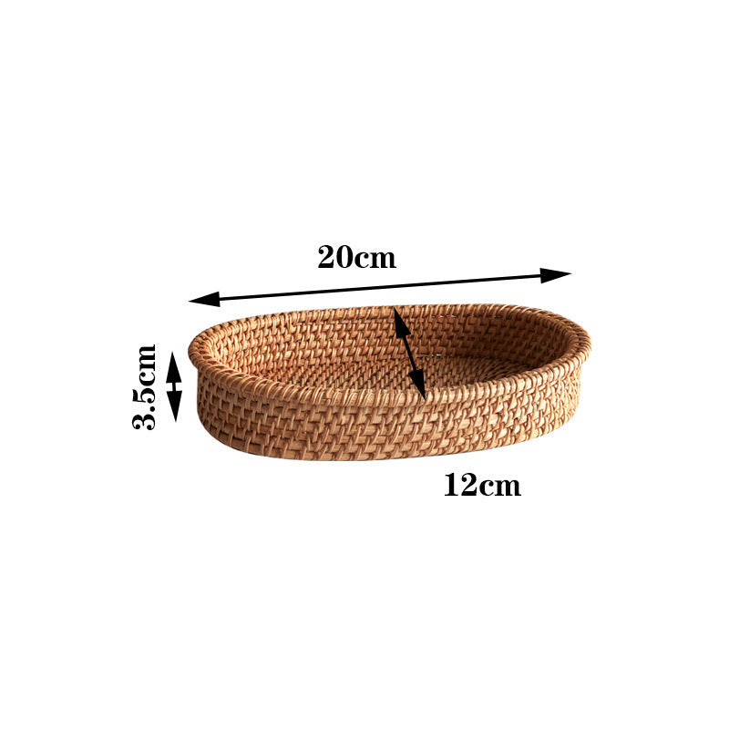 Weaved Rattan Basket, Assorted