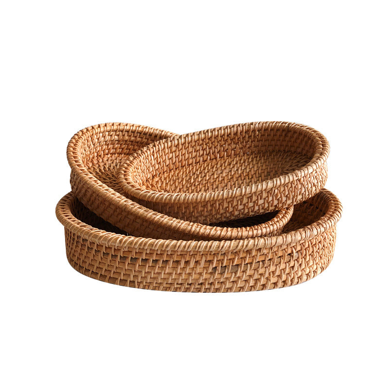 Weaved Rattan Basket, Assorted