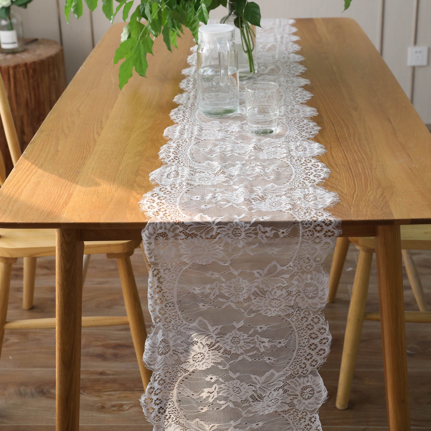 Floral Lace Table Runner