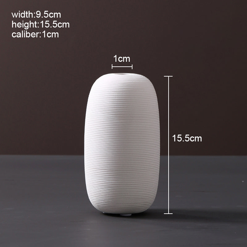 Fine-Ribbed Vase, Assorted