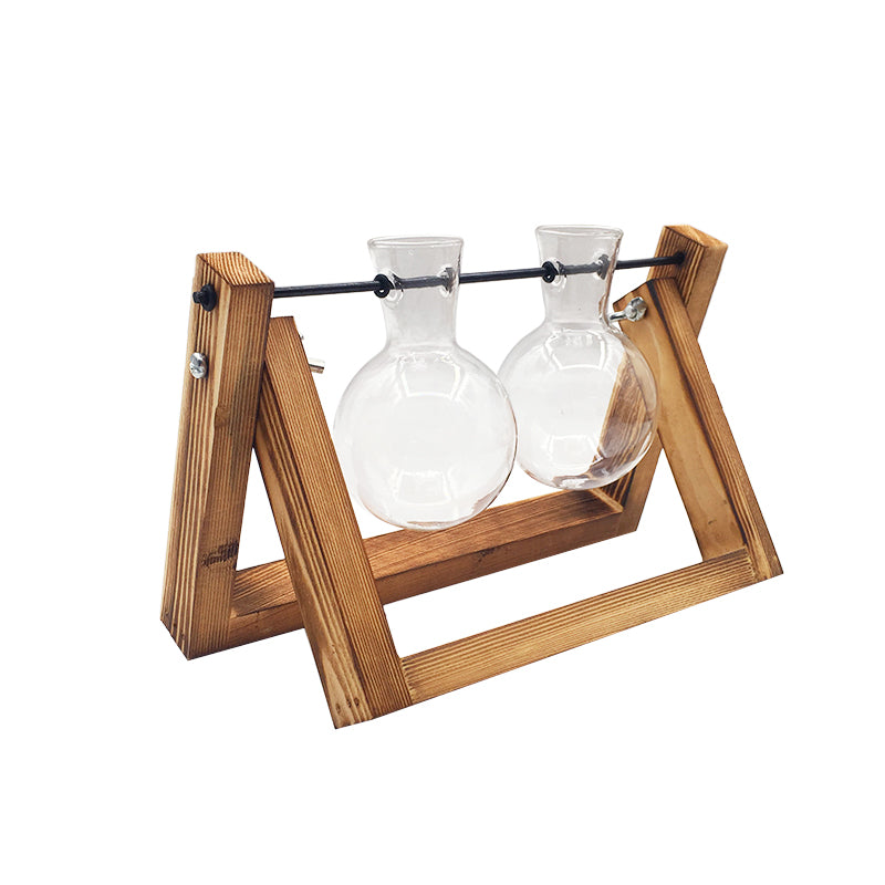 Wooden Hydroponic Plant Stand