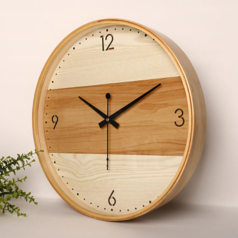 Modern Minimalist Wood Clock