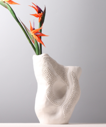 White Coral Vase