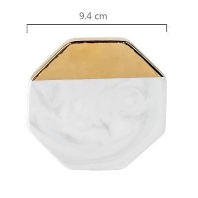 Marble and Gold Coaster, Assorted