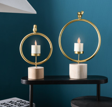 Modern Bird Candlestick