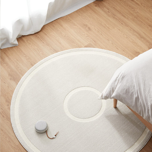 Light French Cream Round Rug