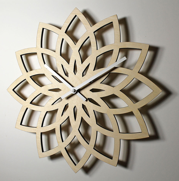 Lotus Wall Clock