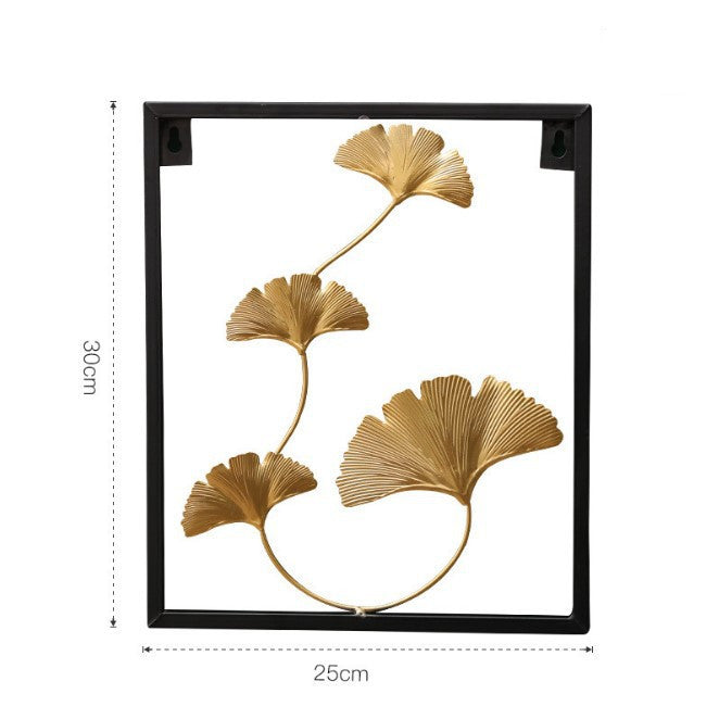 Golden Leaf Wall Decor, Assorted