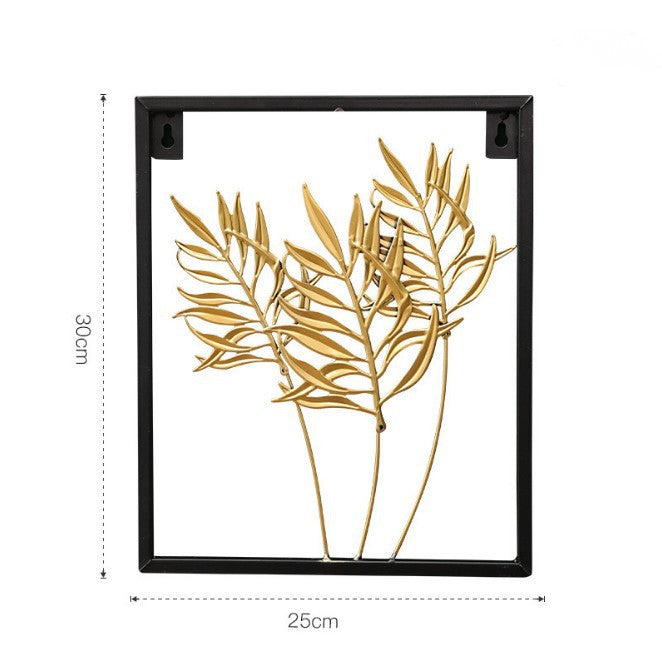 Golden Leaf Wall Decor, Assorted