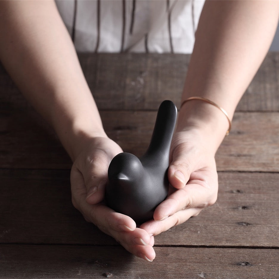 Nordic-Style Ceramic Bird