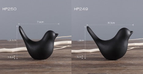 Nordic-Style Ceramic Bird