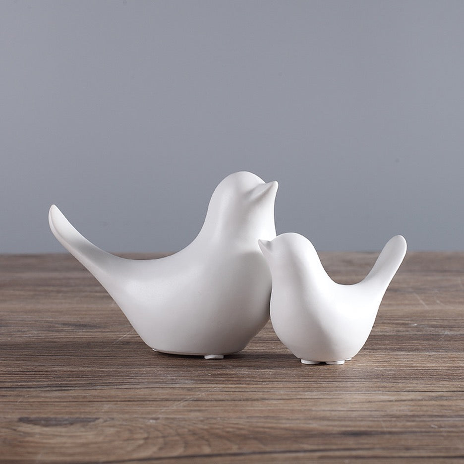 Nordic-Style Ceramic Bird