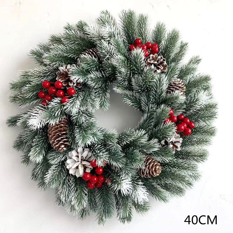 Snowy Christmas Wreath