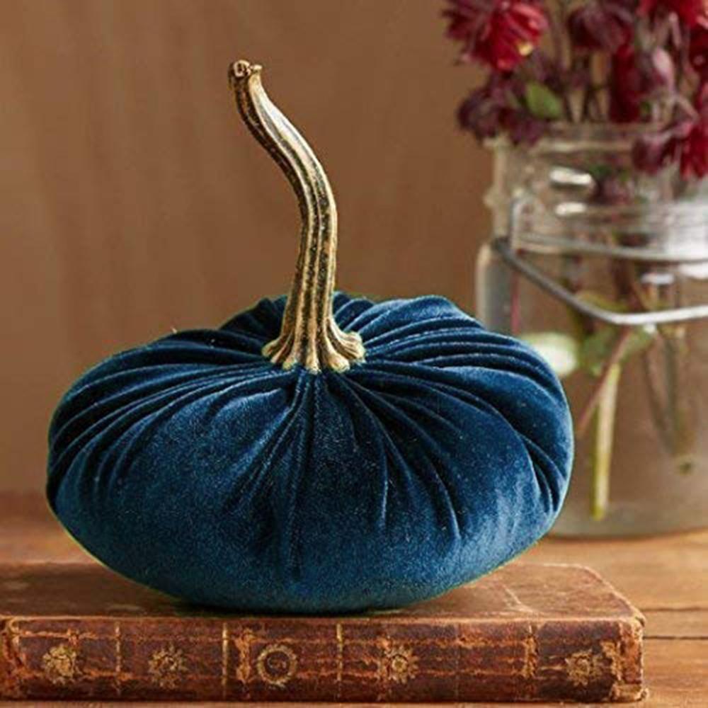 Velvet Jewel-Toned Pumpkins