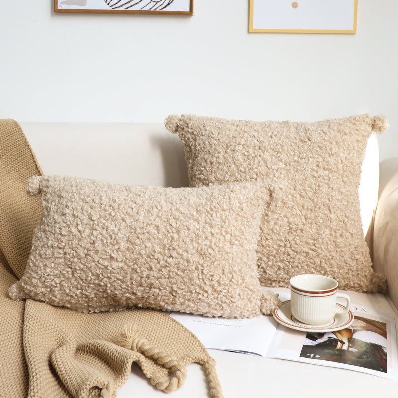 Ultra Plush Faux Wool Pillow Covers