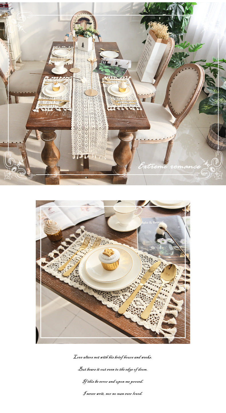 French Lace Table Runner