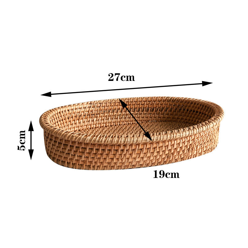 Weaved Rattan Basket, Assorted