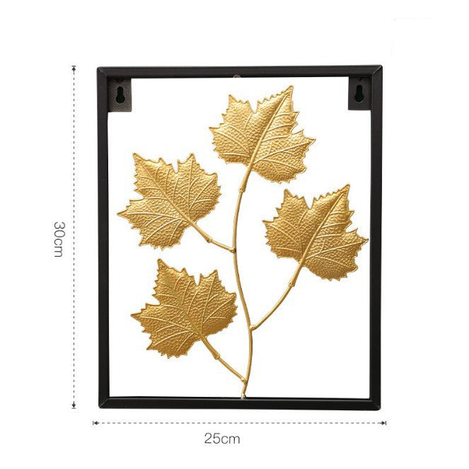 Golden Leaf Wall Decor, Assorted